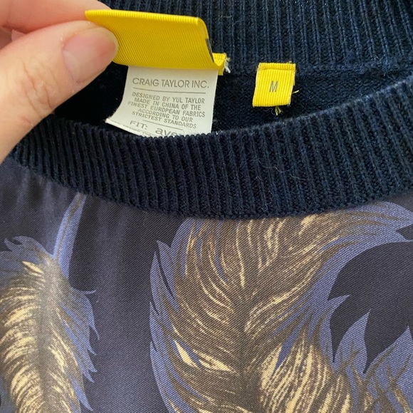 Silk contrast Wool sweater - Picture 4 of 8